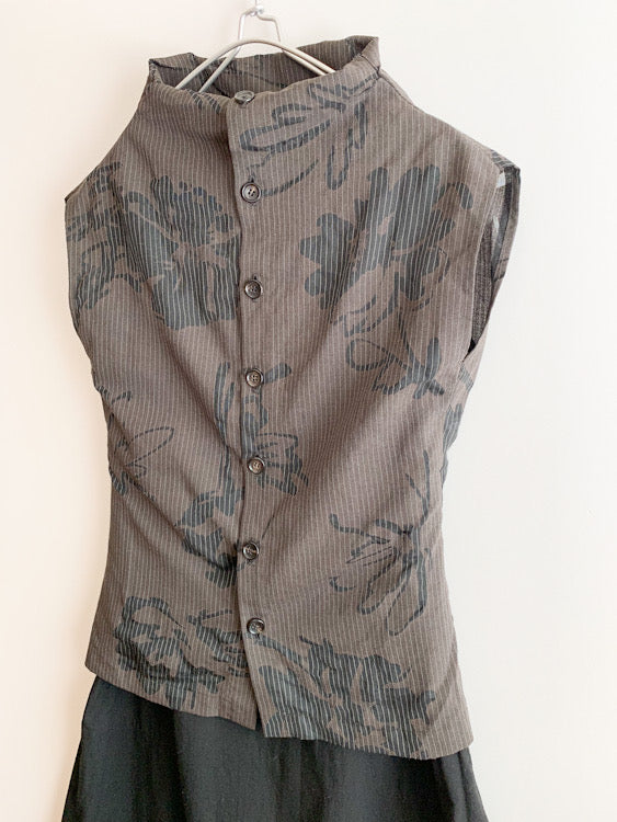 【 90s tricot COMME des GARCONS 】Layered No sleeve One Piece