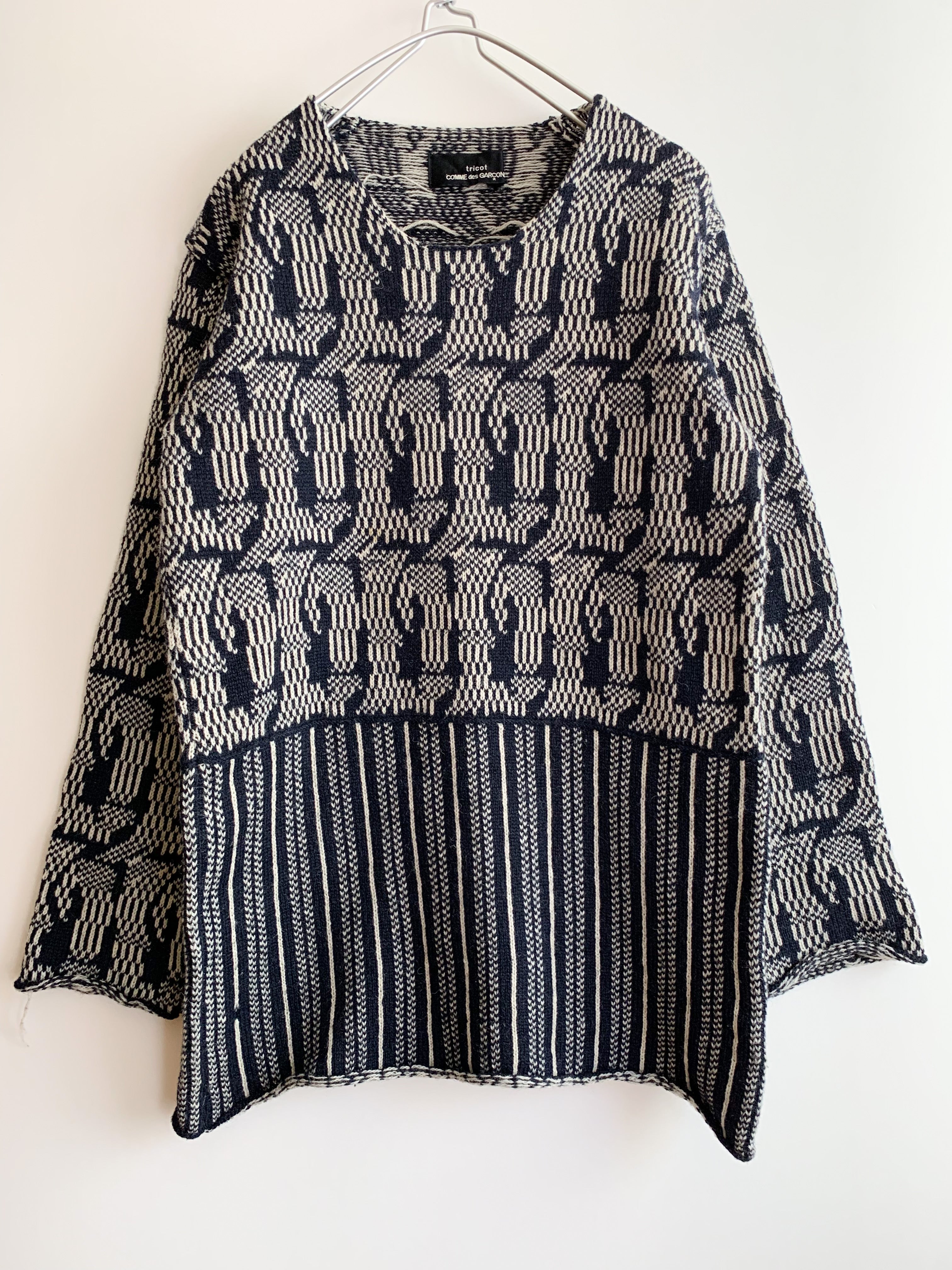 【80s tricot COMME des GARÇONS 】 Design Knit