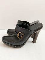 画像をギャラリービューアに読み込む, 【 GUCCI 】HORSE BIT SABOT SANDALS
