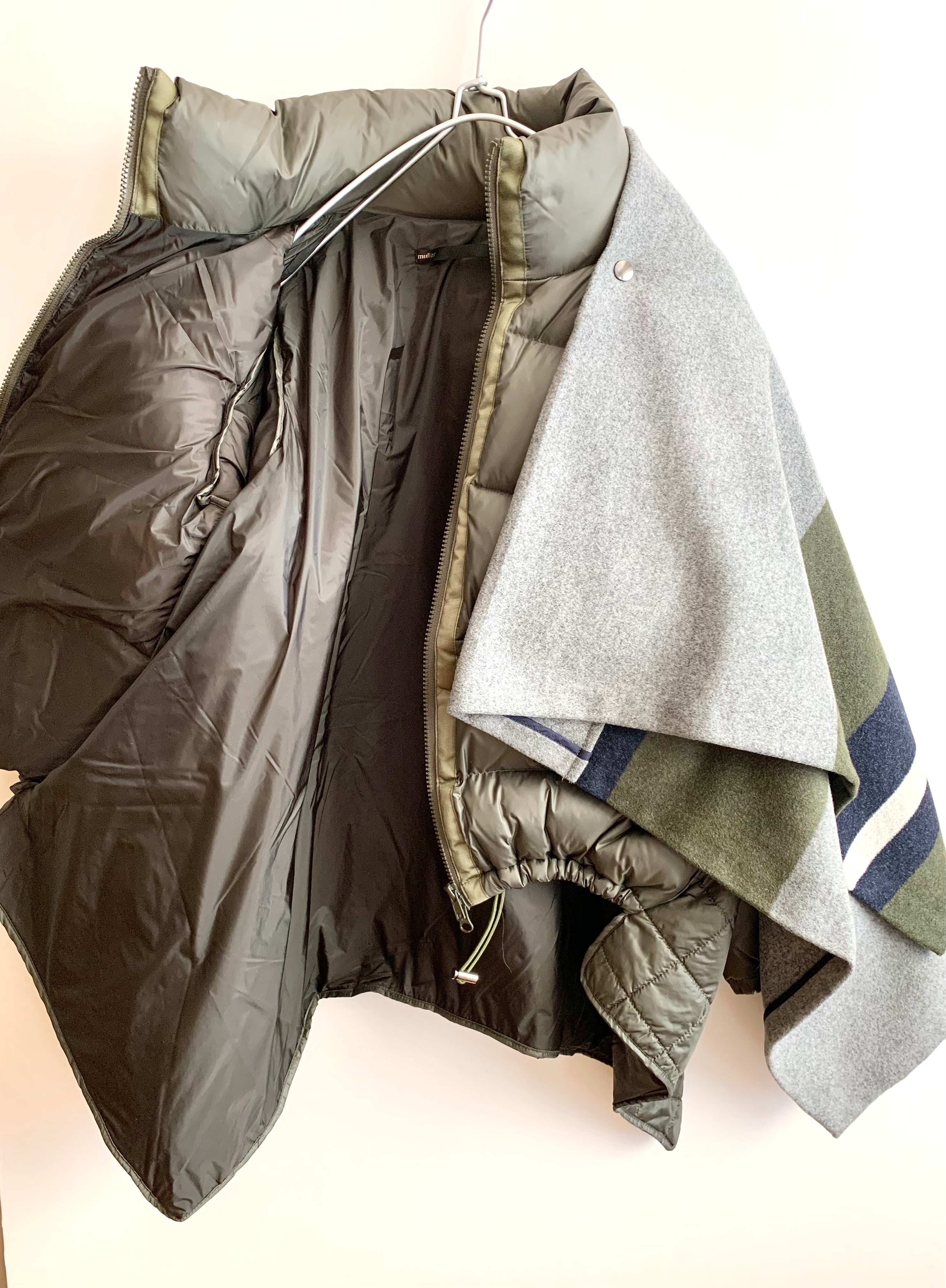 【 Muller of yoshio kubo 】Cape Down Jacket