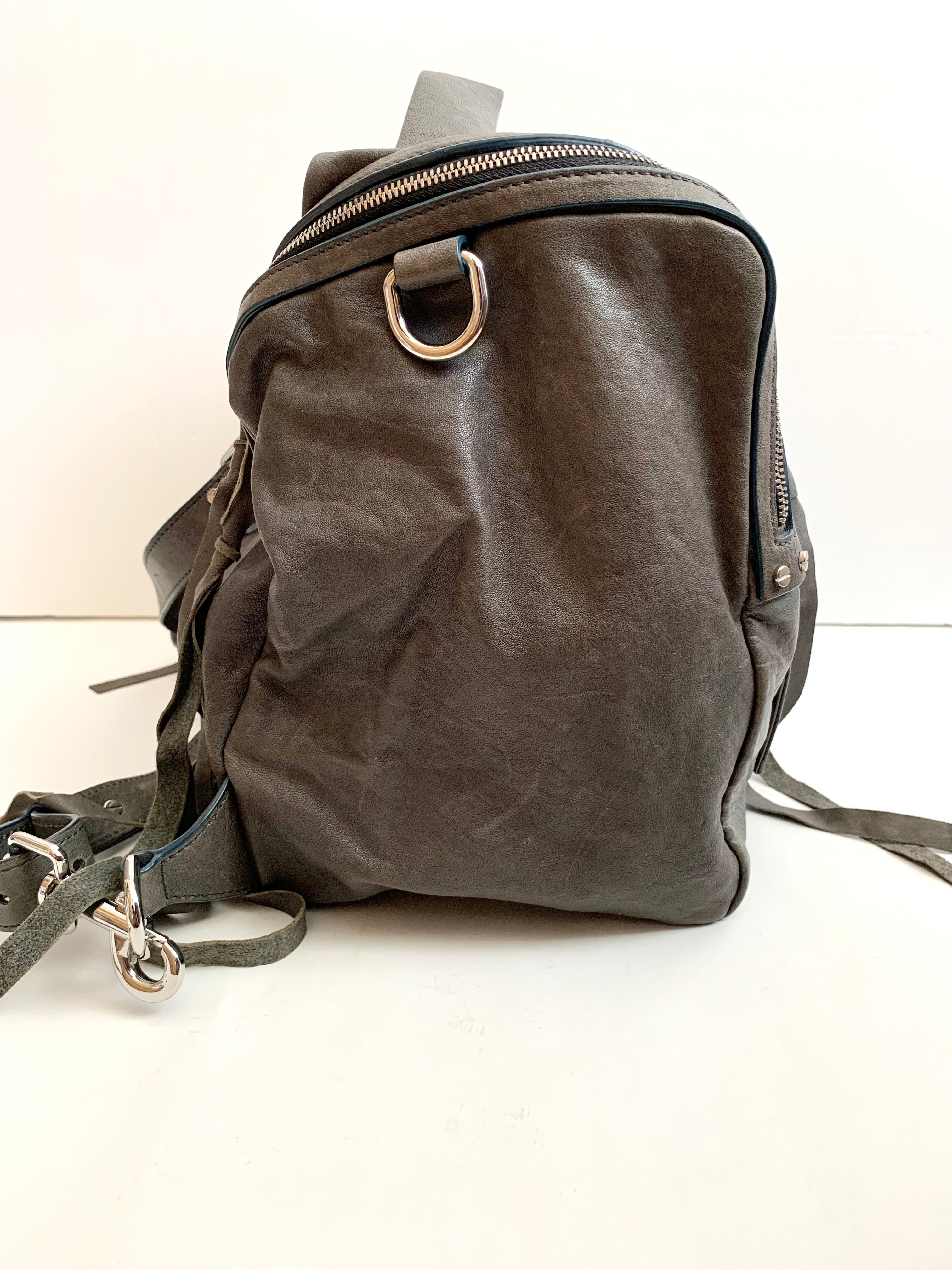 【 McQ ALEXANDER McQEEN 】Leather Back Pak