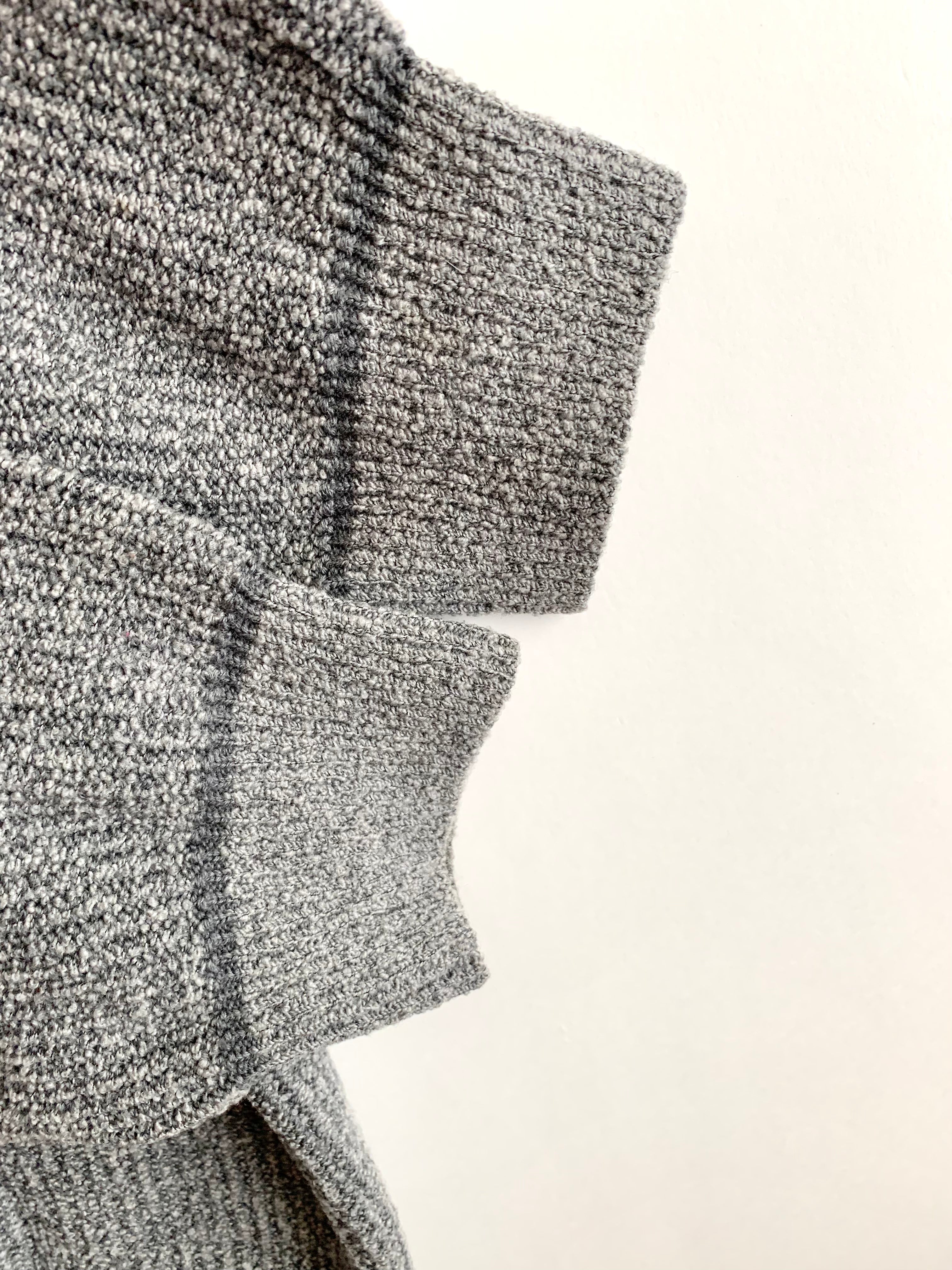 【 90s Salvatore Ferragamo 】Over Size Knit