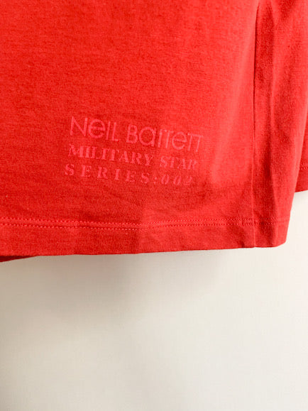 【 Niel Barrett】 Leather Pach T-Shirts