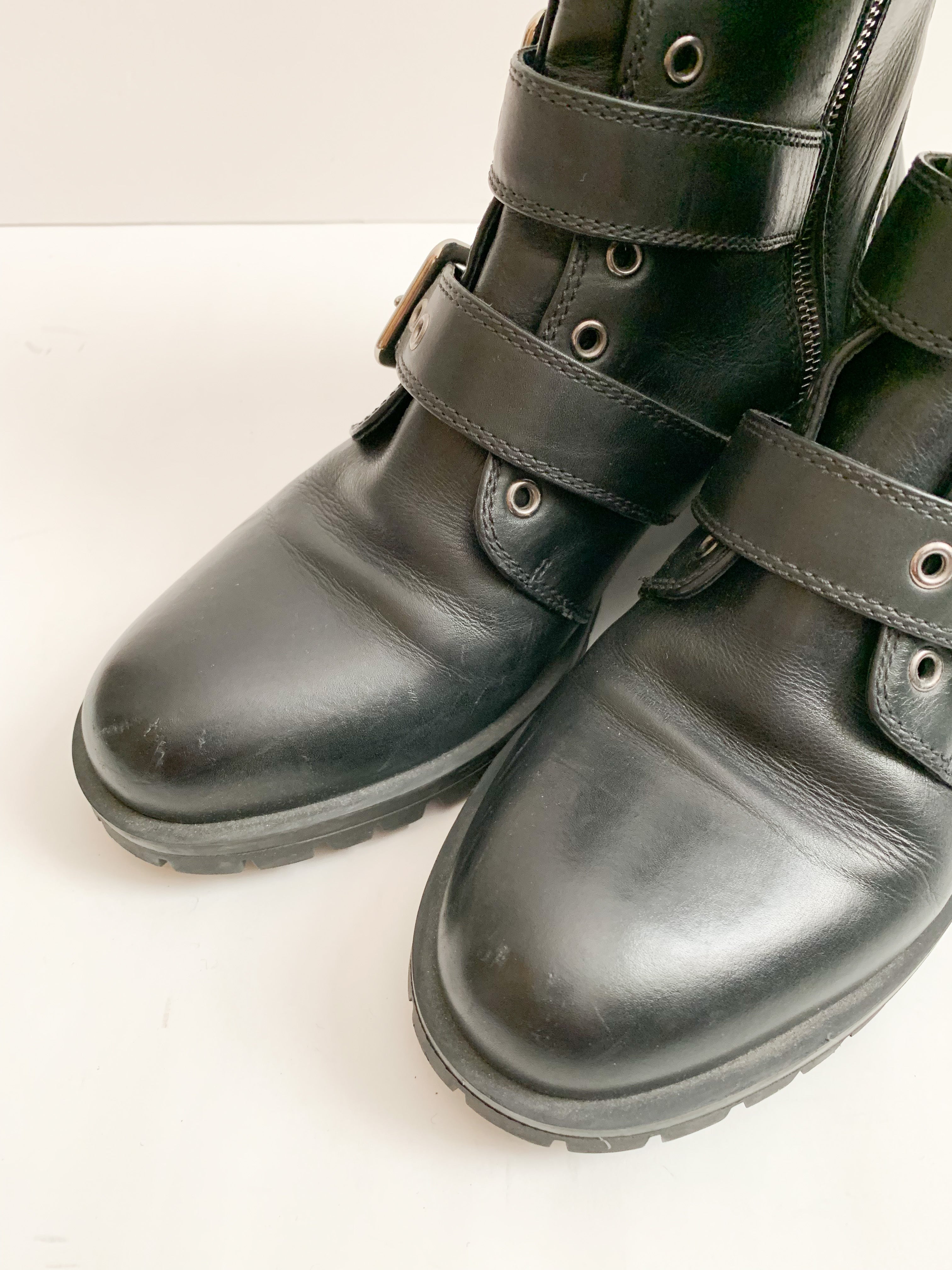 【 PRADA 】BELT BOOTS