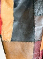 画像をギャラリービューアに読み込む, 【 70s Vintage 】 Patchwork Leather Jacket
