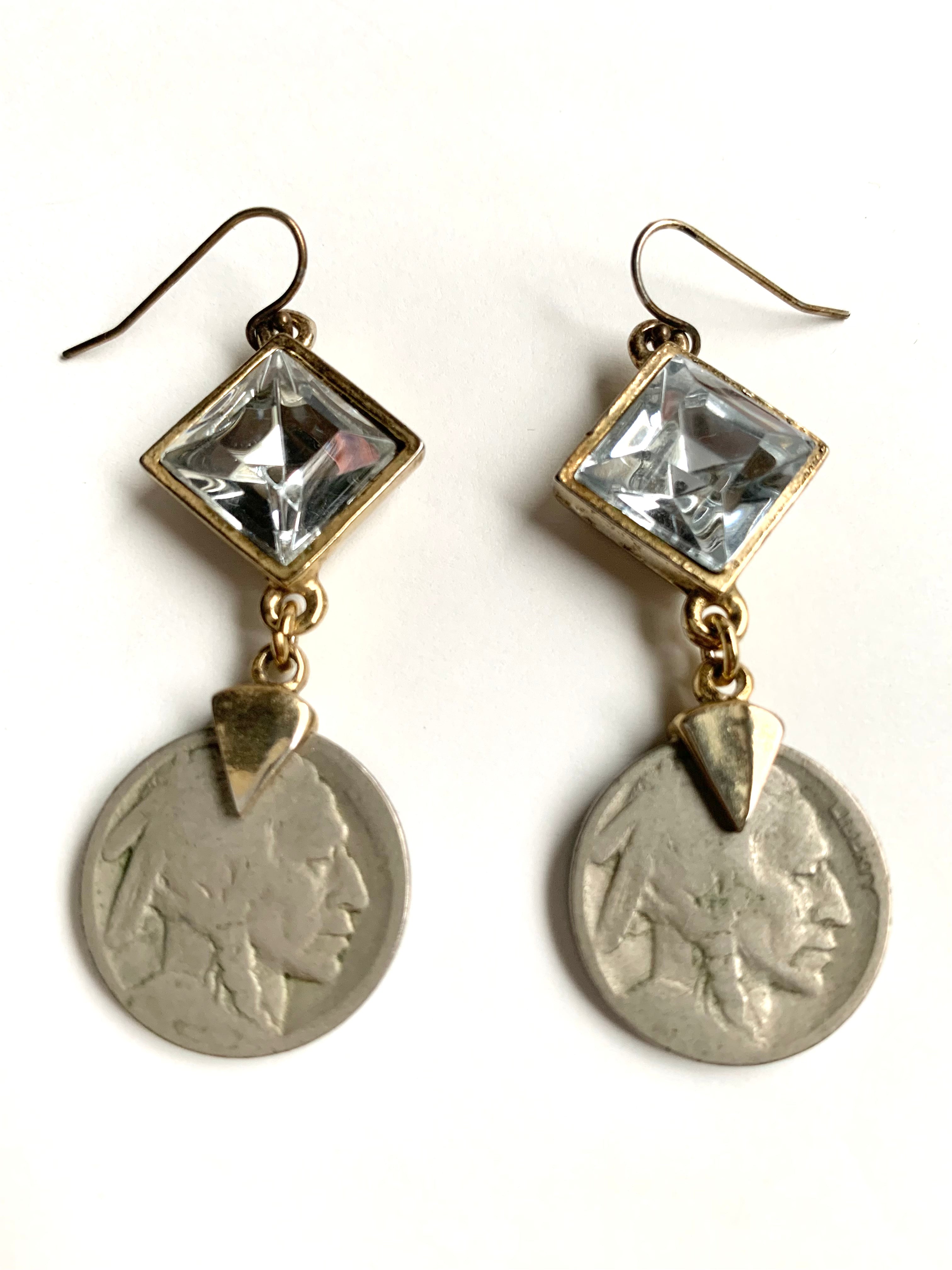 【 LULU FORST 】  5cents Design earrings