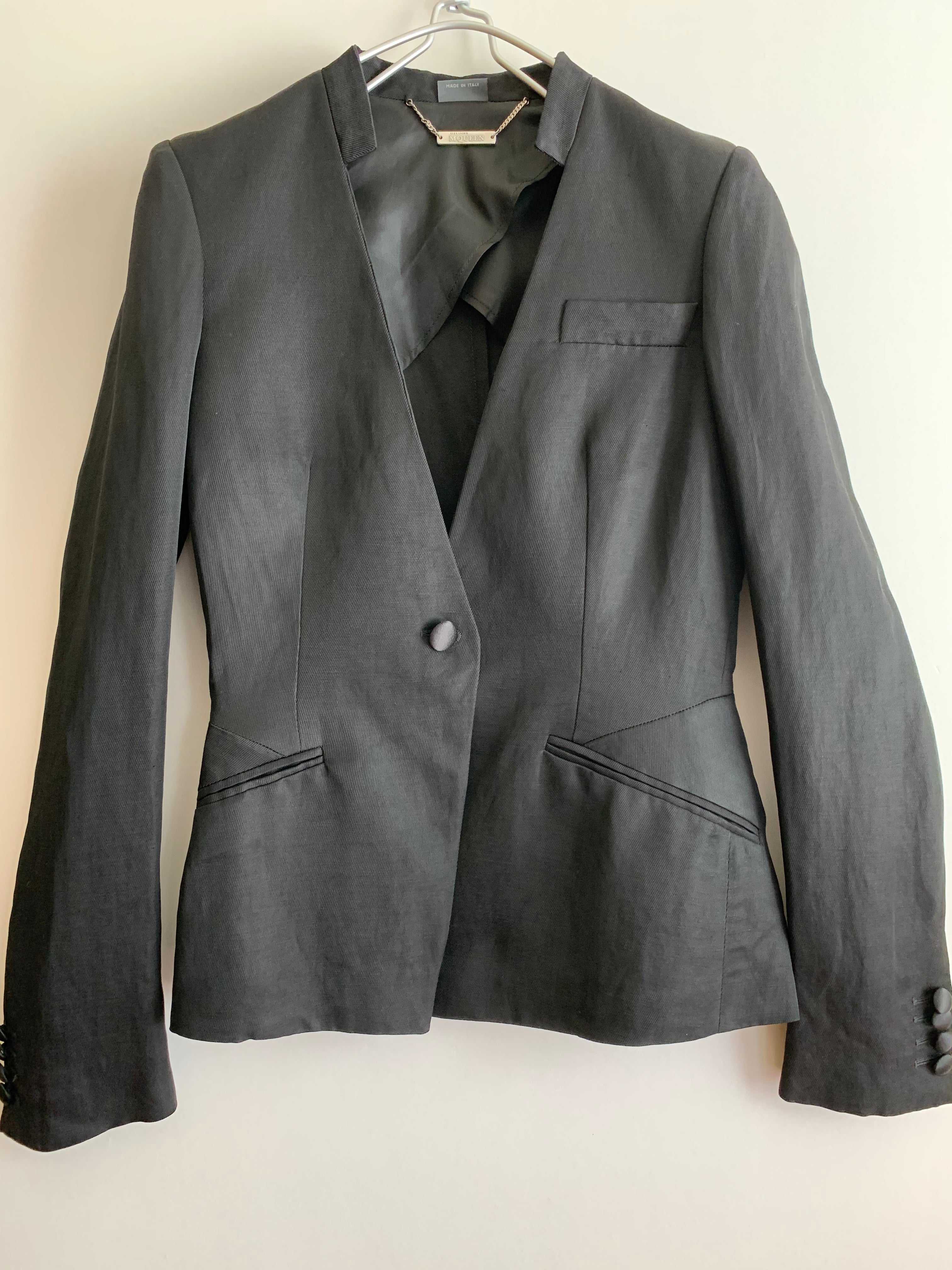 【 ALEXANDER McQEEN 】Linen Jacket