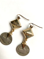 画像をギャラリービューアに読み込む, 【 LULU FORST 】  5cents Design earrings
