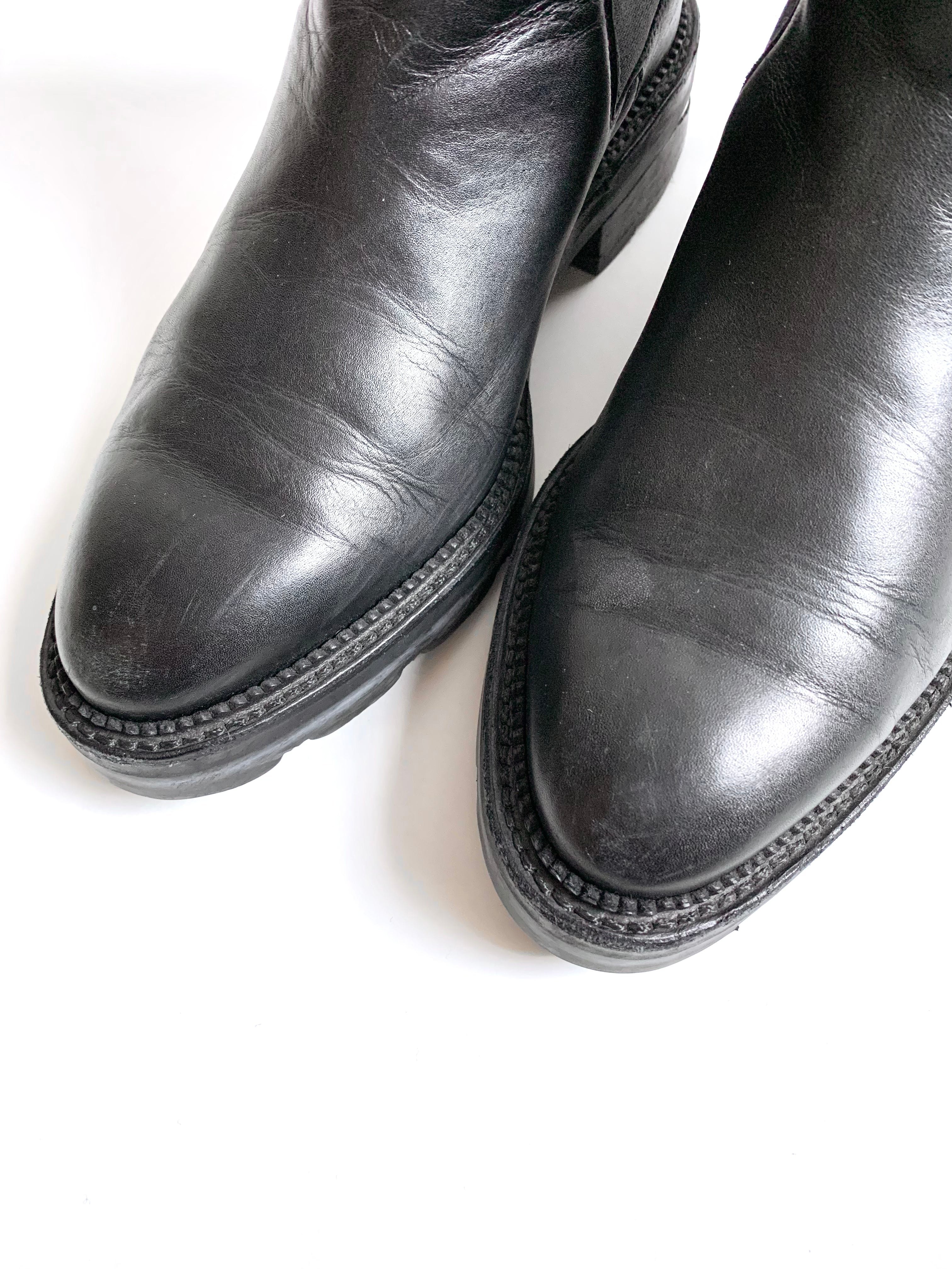 【 ALEXANDER WANG 】"ANDY" Side gora Design Boots