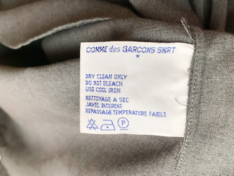 【 COMME des GARCONS SHIRT 】Harf zip pull over shirs