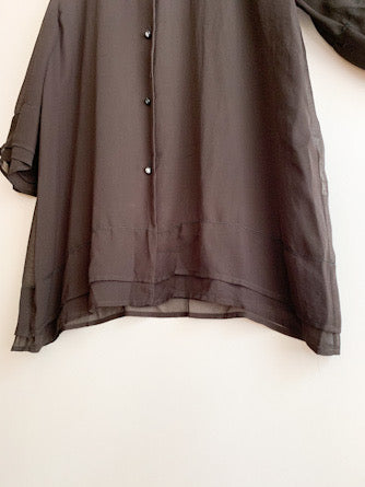 【 FENDI 】 See-through Short Sleeve Shirts