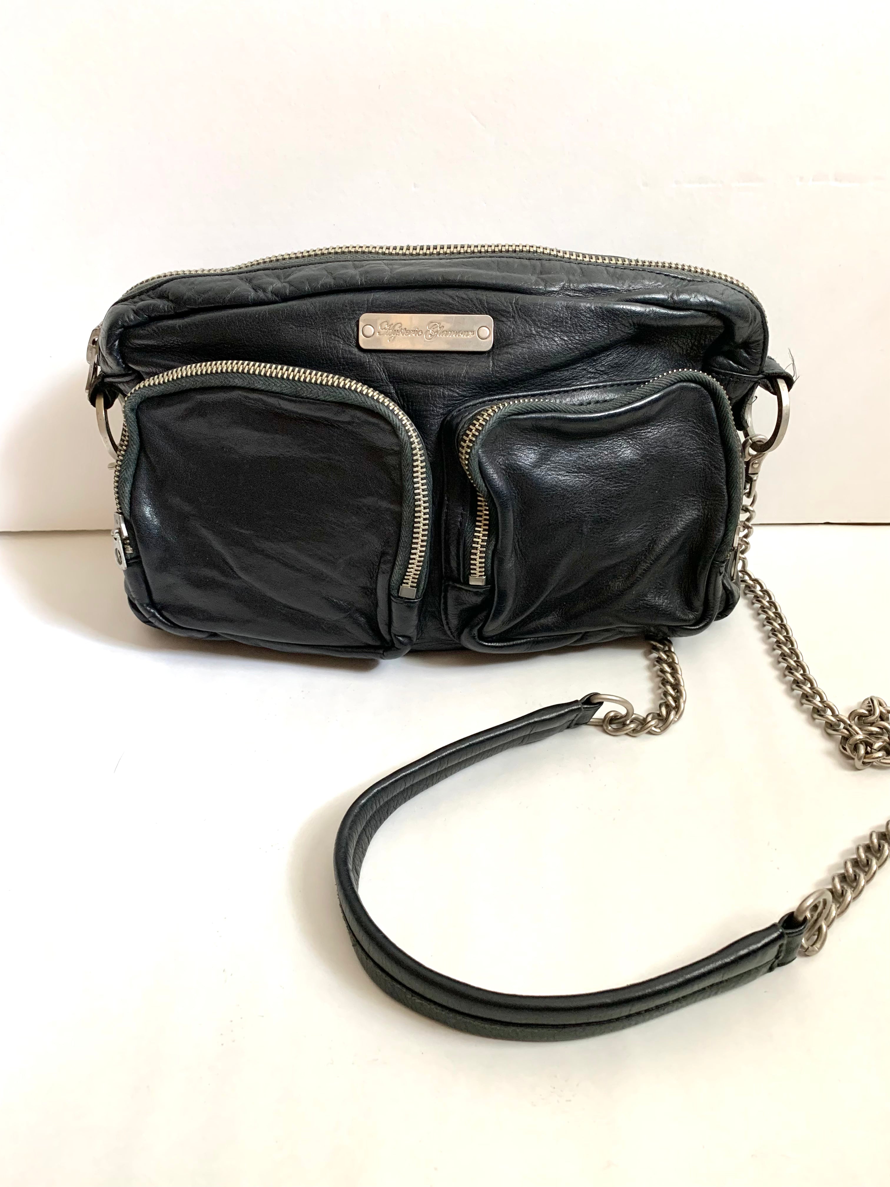 【 HYSTERIC GLAMOUR 】Chain Leather shoulder Bag