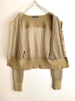 画像をギャラリービューアに読み込む, 【 ALEXANDER McCEEN 】Cotton Knit Cardigan
