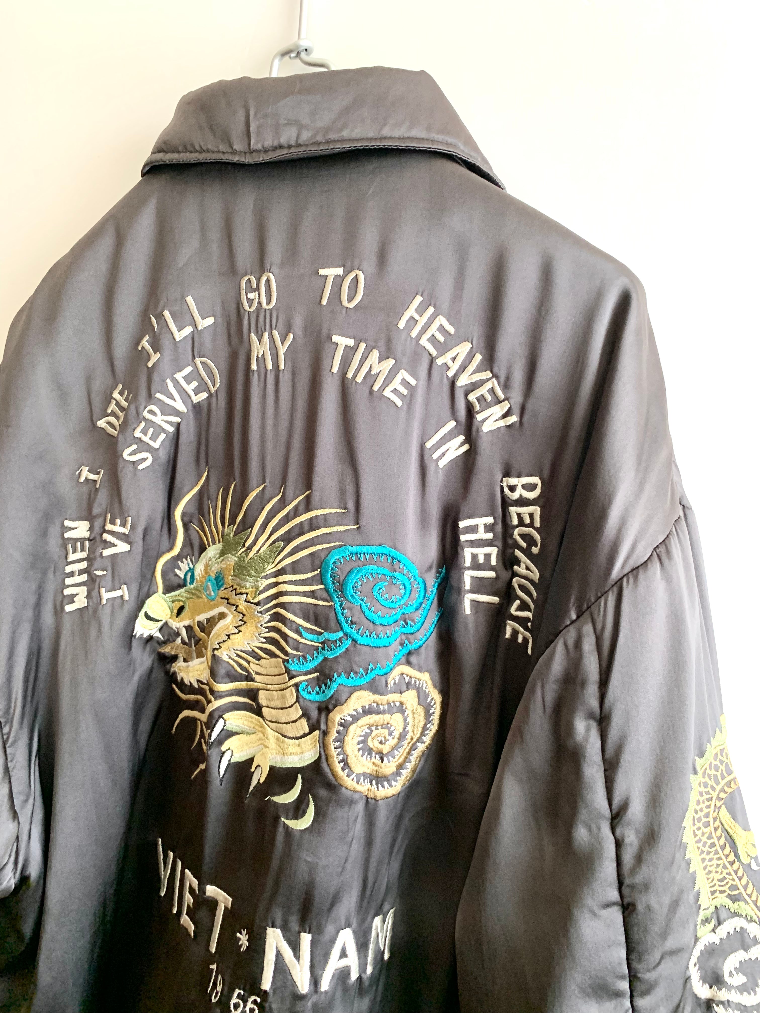 【 90s Dog Houes 】Reversible Vietnam Jacket