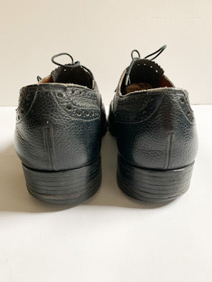 【 80s SANDERS 】British Army Wing chip Shoes