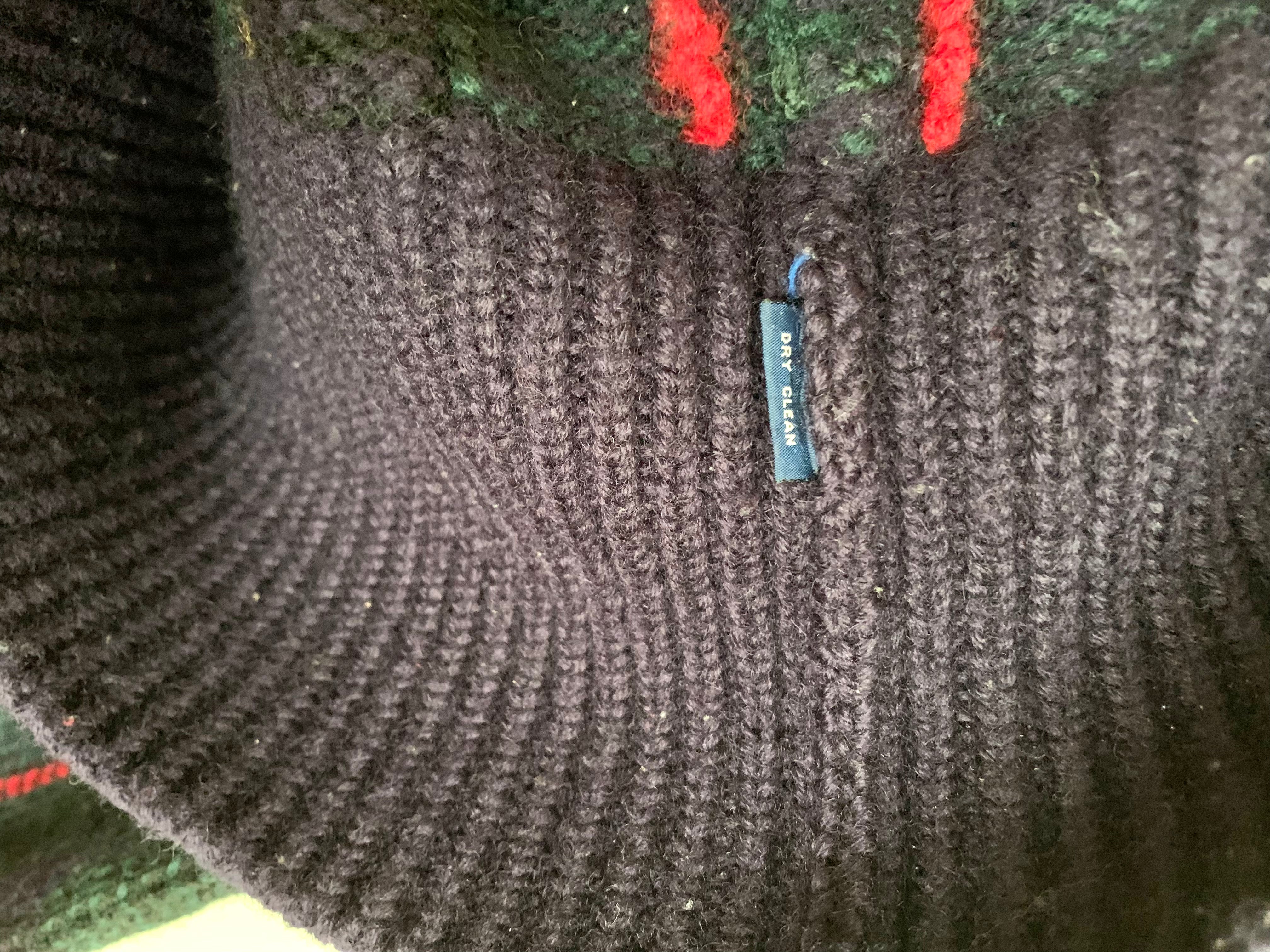 【 POLo by Ralph Lauren 】Plaid pattern Knit