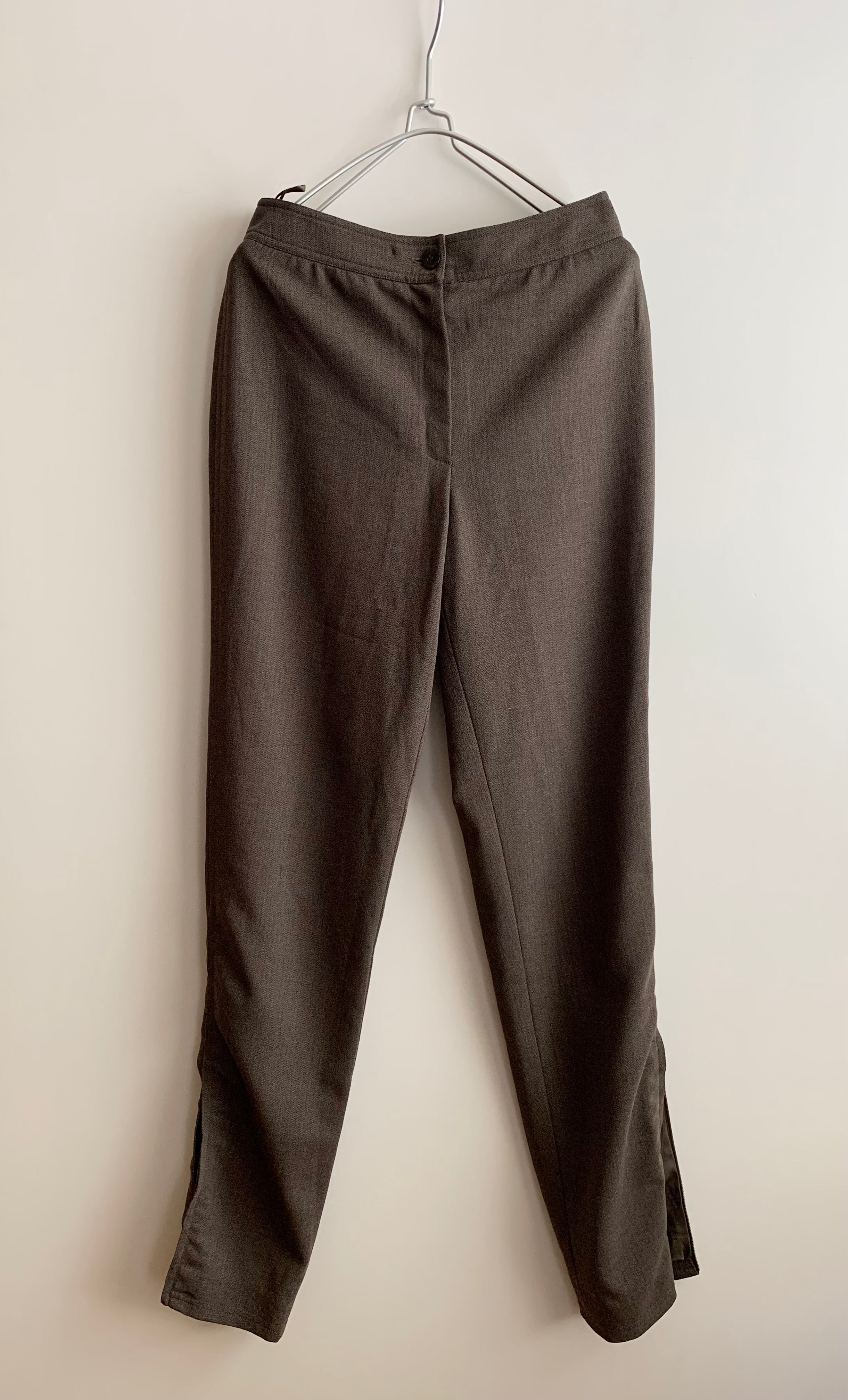 【 CHANEL 】 SIDE ZIP PANTS