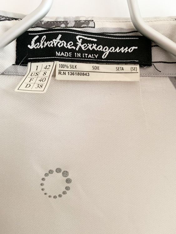 【 Salvatore Ferragamo 】Satin Shirts
