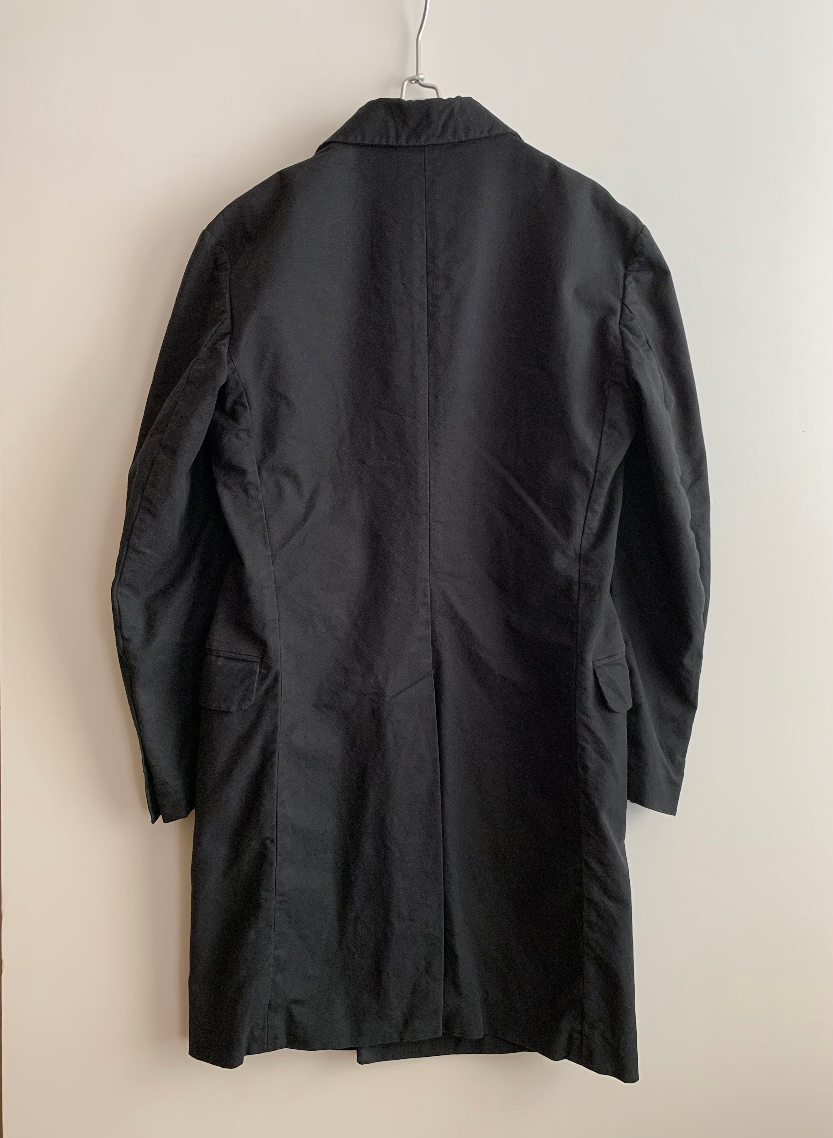 【 HELMUT LANG 】 BLACK LONG COAT