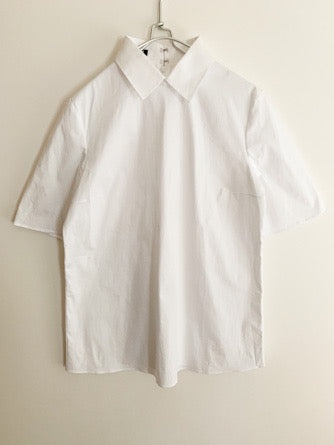 【 JIL SANDER NAVY 】 PULL OVER Short Sleeve Shirts