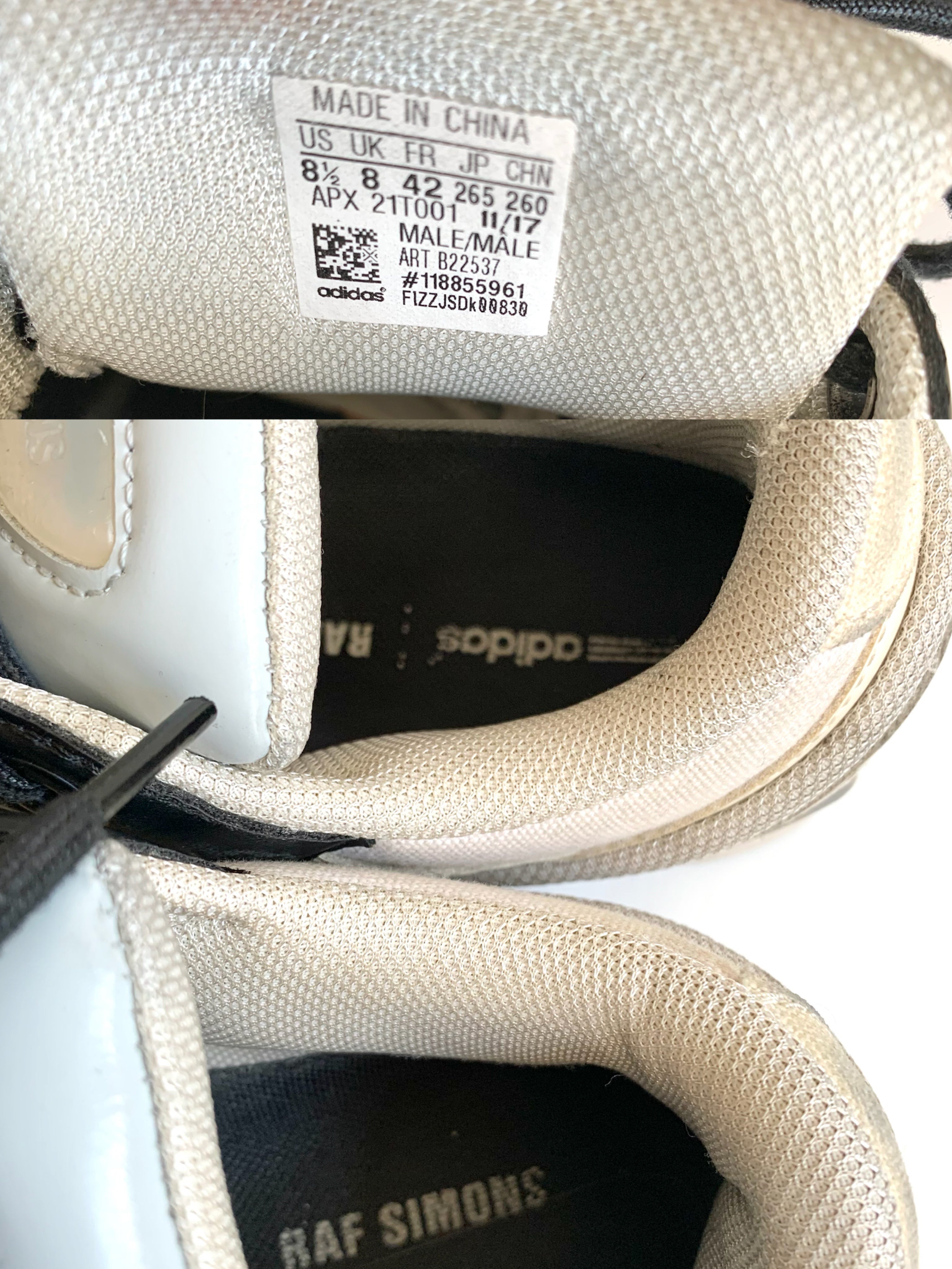 【 adidas  by RAF SIMONS 】"OZWEEGO III " Shoes