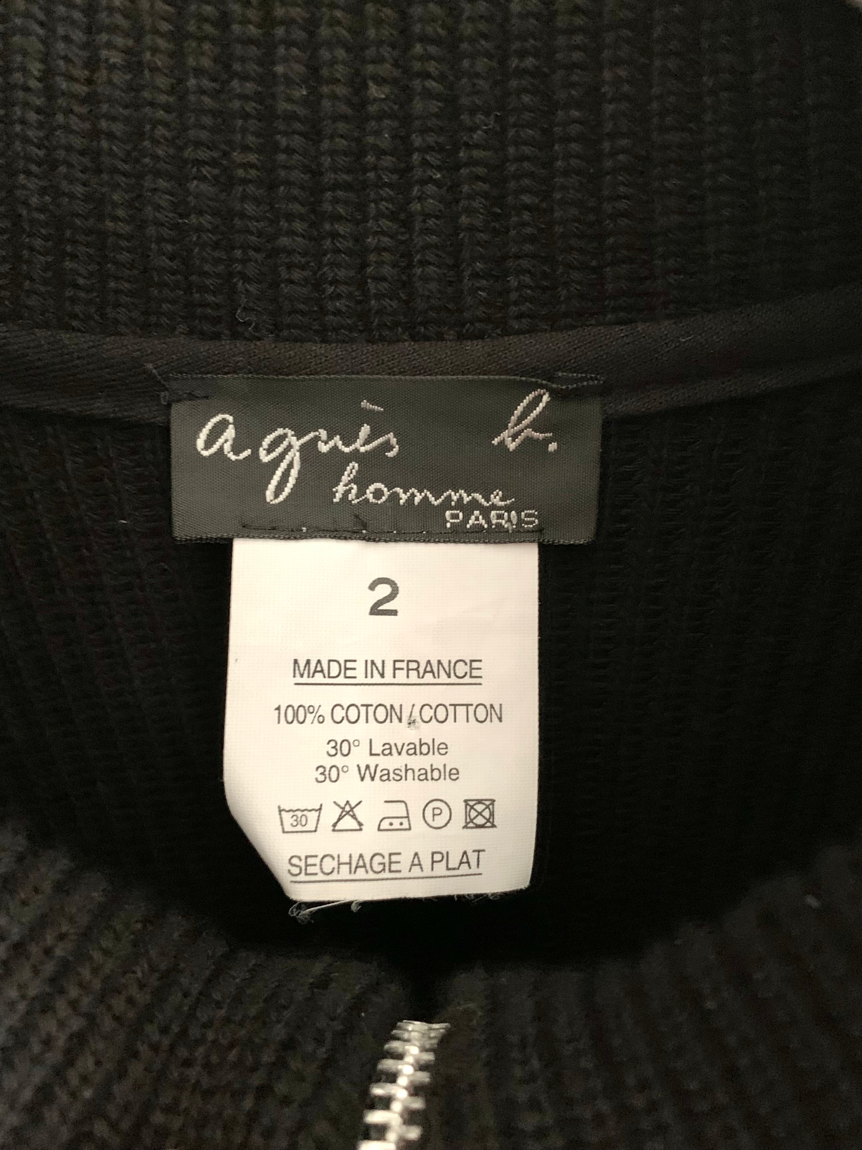 【 90s agnès b. HOMME 】Drivers Knit