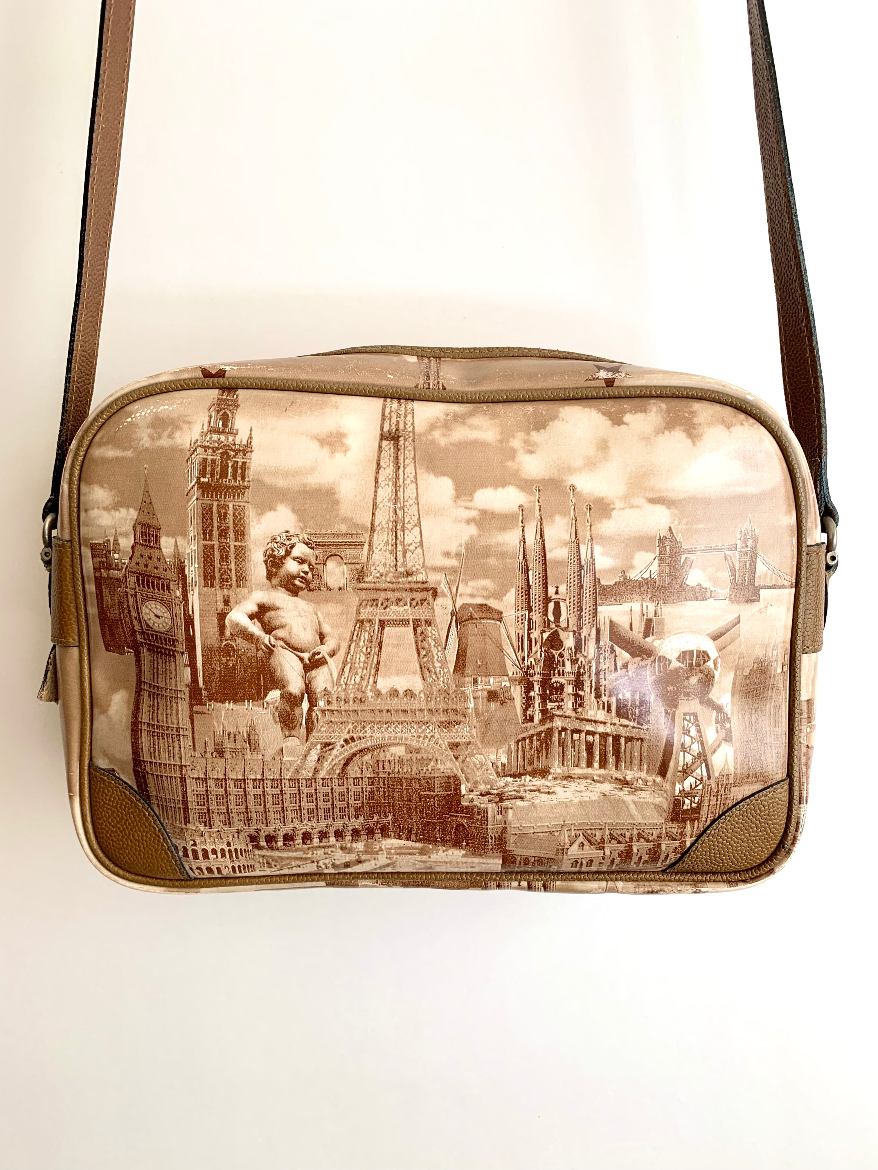【 Jean Paul Gaultier 】Print Shoulder Bag