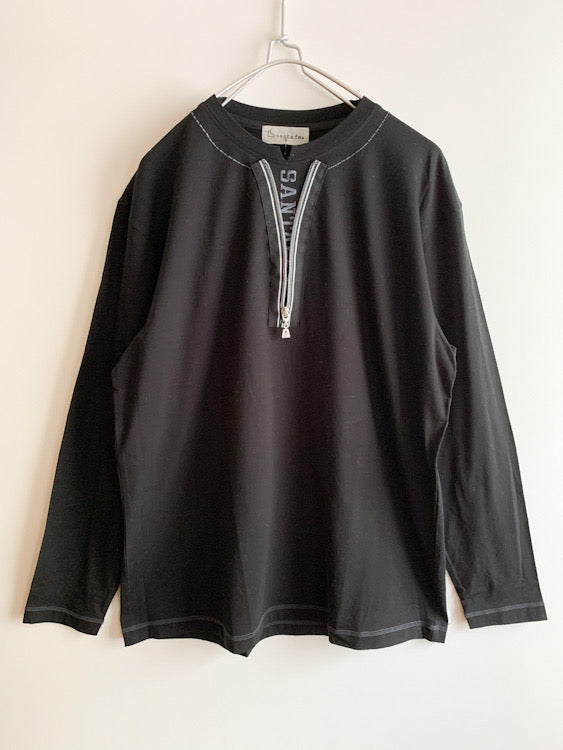 【 Santa fe 】 Zip Design Long Sleeve Tshirts