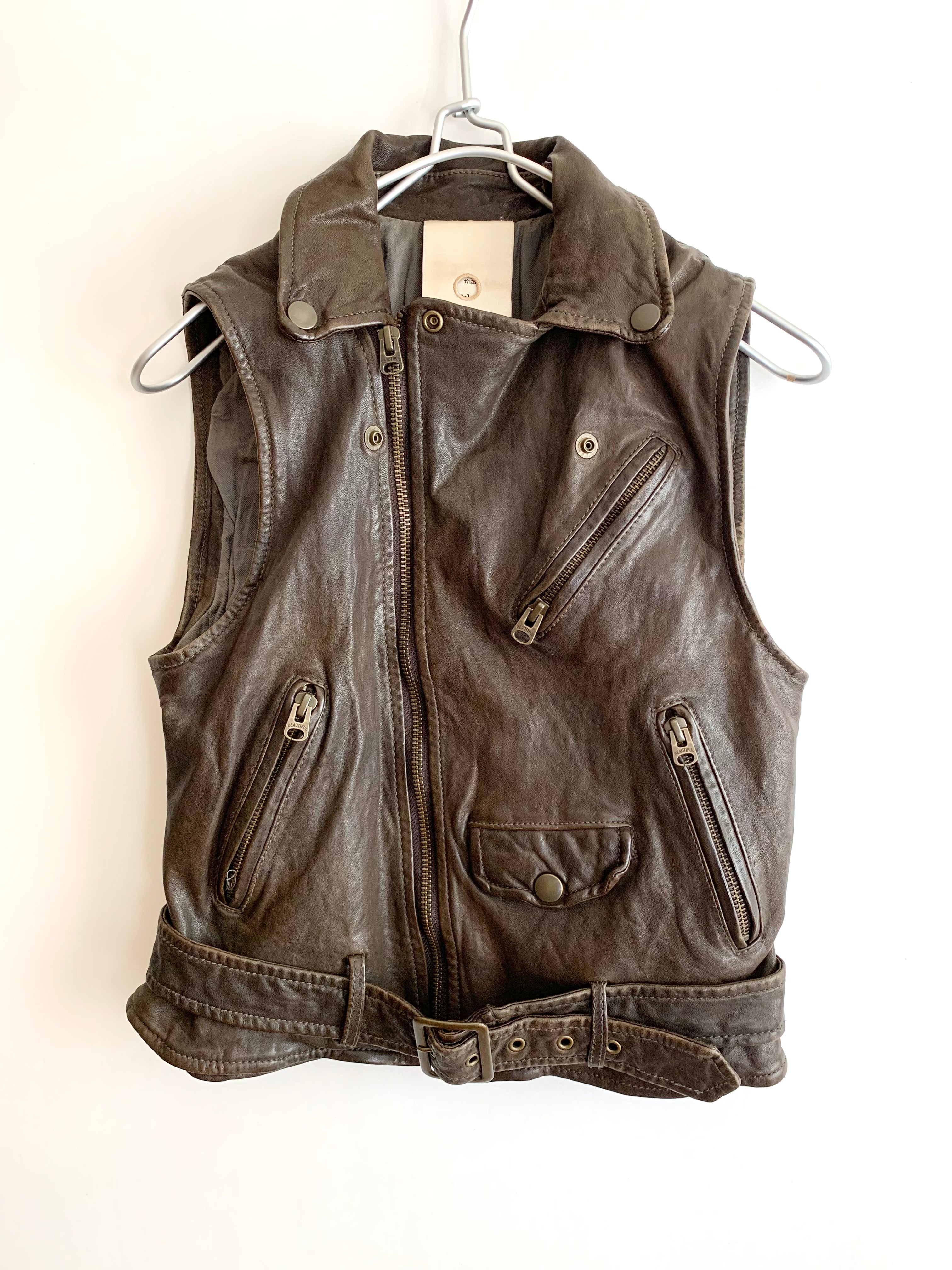 【 beautiful people 】Riders Vest
