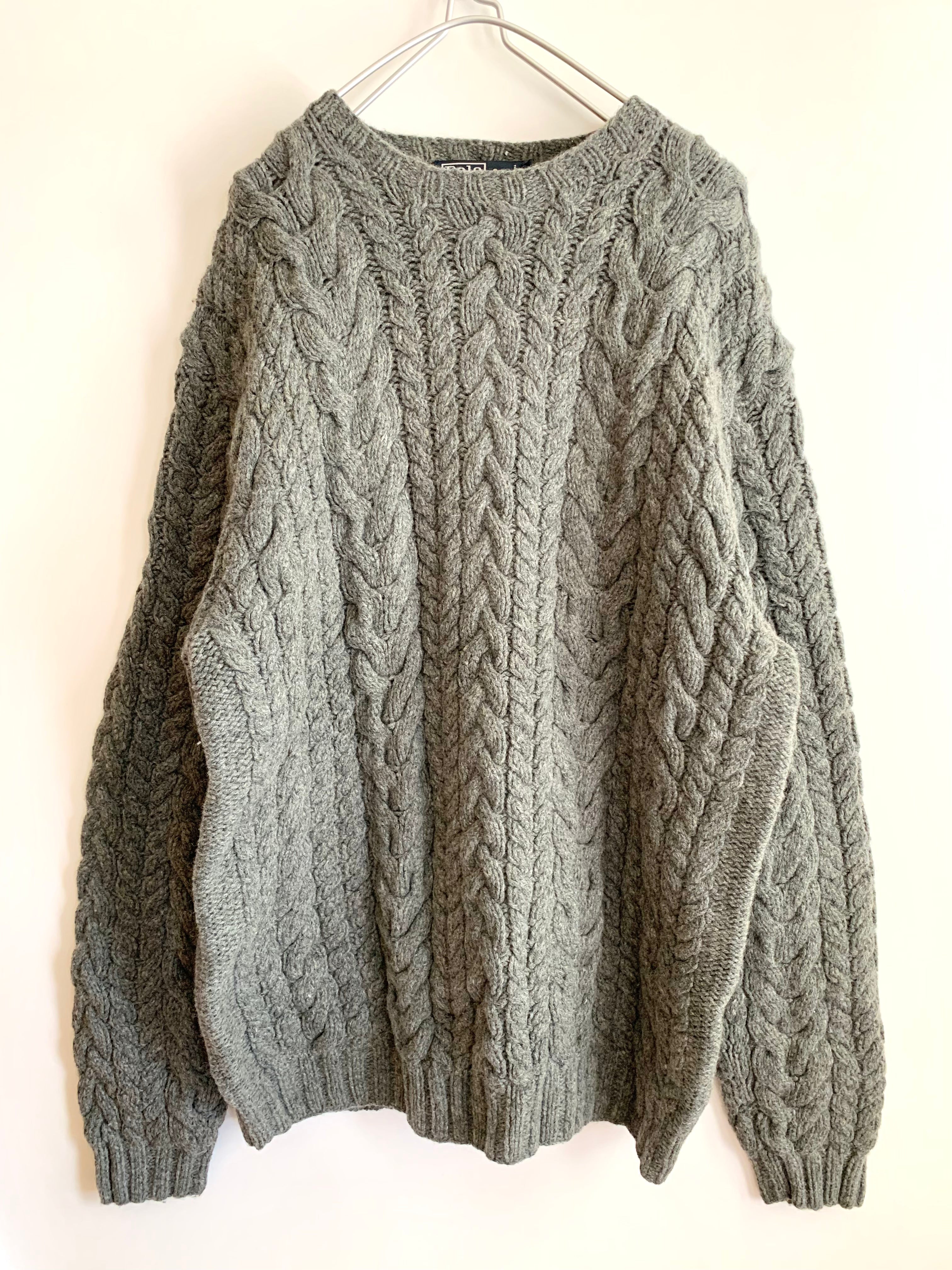 【 90s POLO Ralph Lauren 】cable Knit