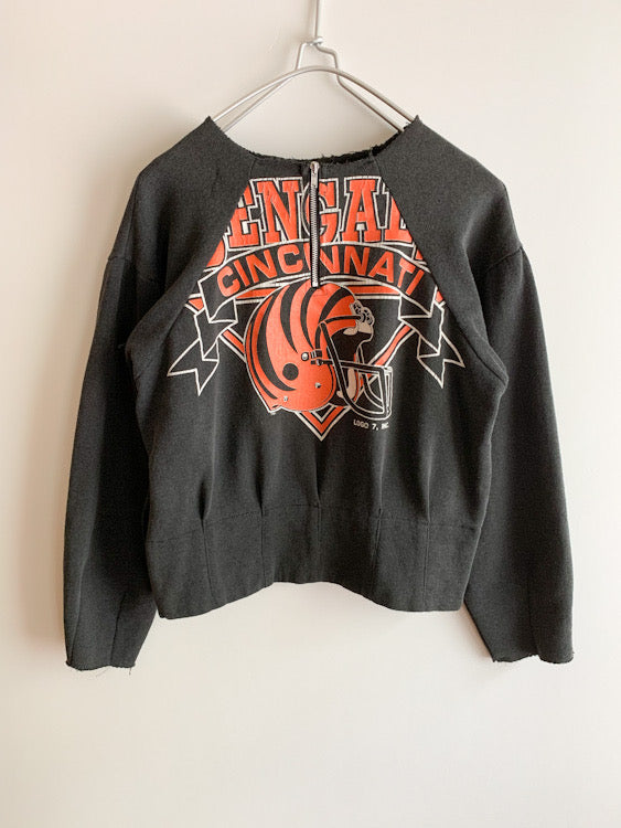 【 77Circa 】College Print Remake Design Sweat