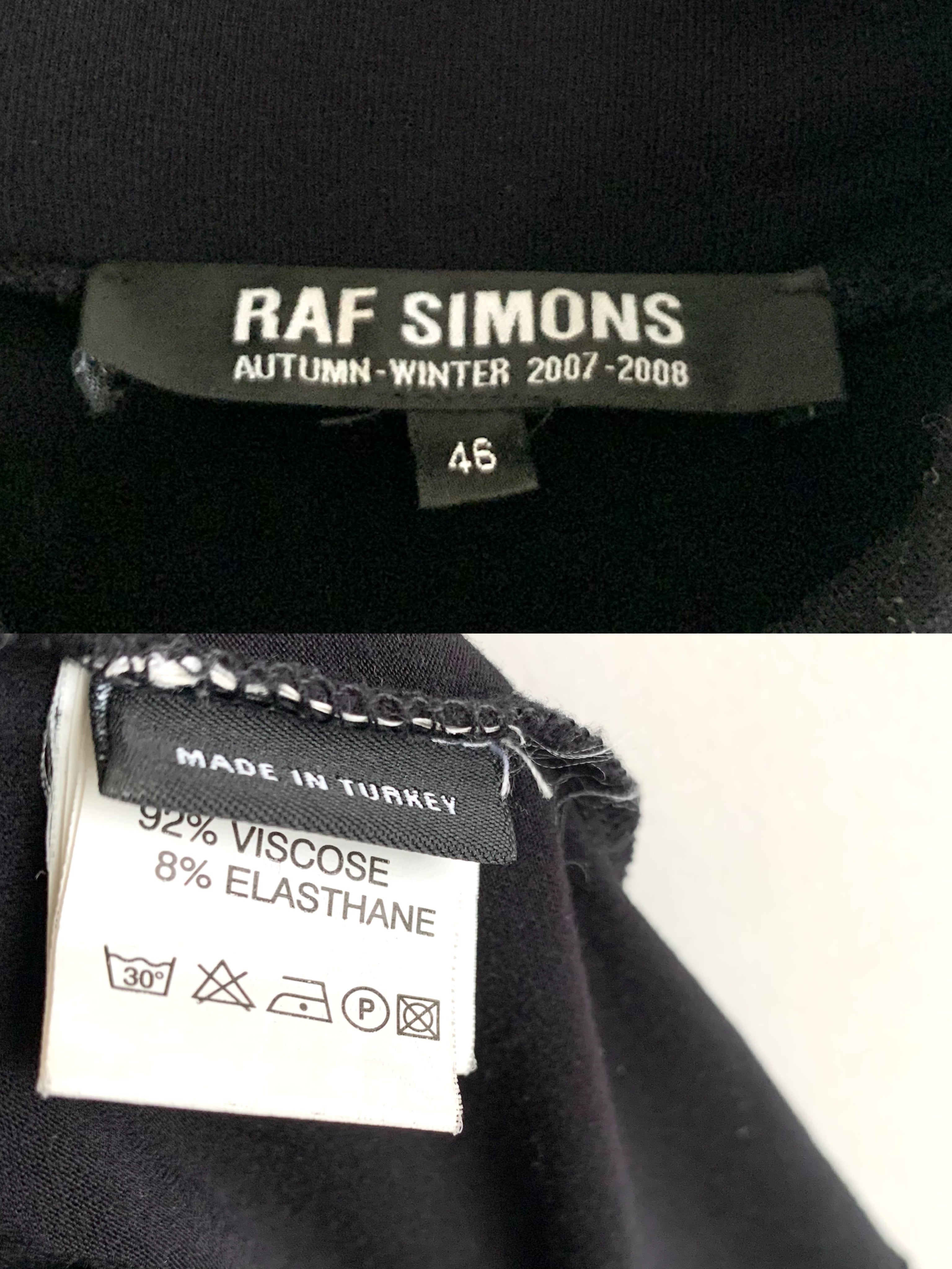 【 07-08 RAF SIMONS 】Turtleneck Cut sew