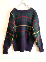 画像をギャラリービューアに読み込む, 【 POLo by Ralph Lauren 】Plaid pattern Knit
