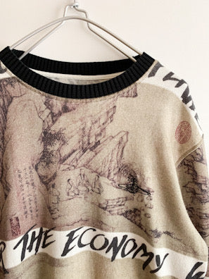 【 Vivienne westwood 】 Ink Painting Sweat
