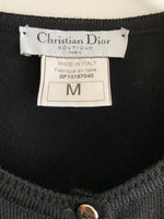 画像をギャラリービューアに読み込む, 【 Christian Dior Bouticue 】Logo Botton Knit cardigan
