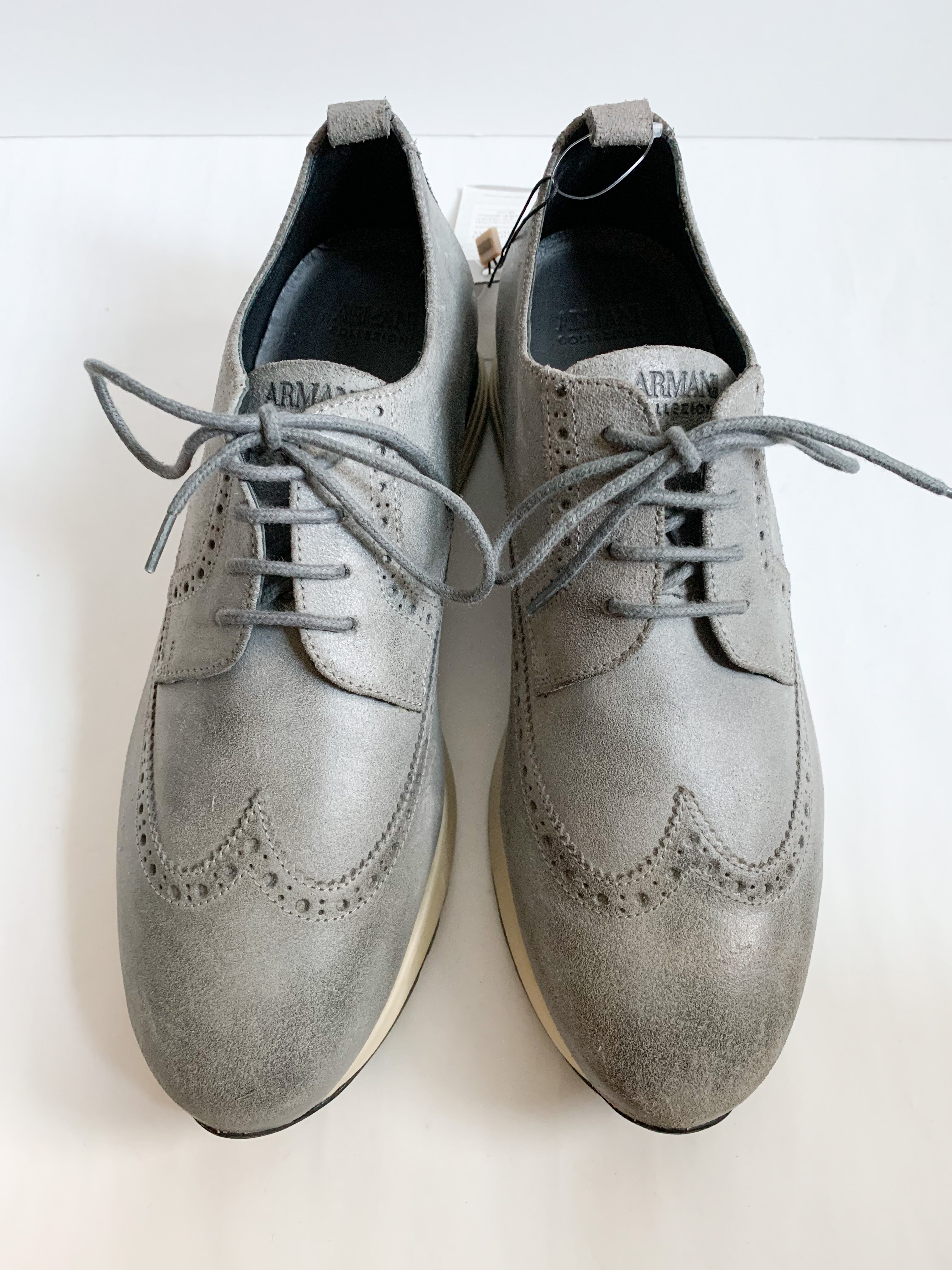 【ARMANI COLLEZIONI 】 LEATHER SHOES