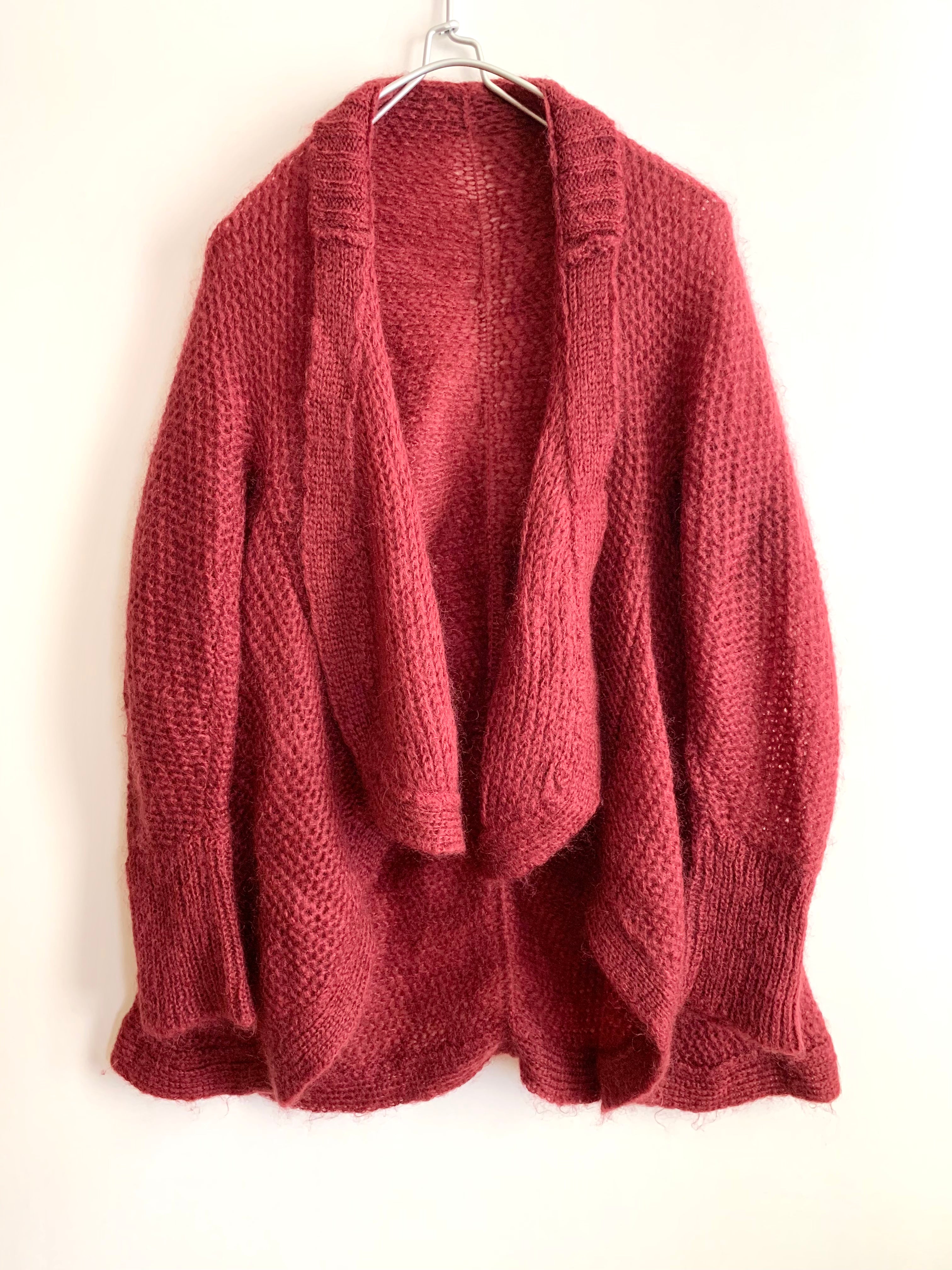 【 Y's yohji yamamoto 】 mohair knit cardigan