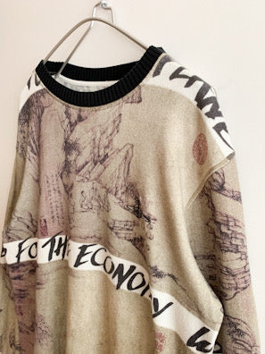【 Vivienne westwood 】 Ink Painting Sweat