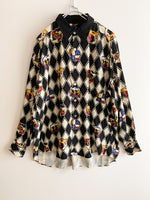 画像をギャラリービューアに読み込む, 【 KARL LAGERFELD 】 Heraldic pattern Shirts
