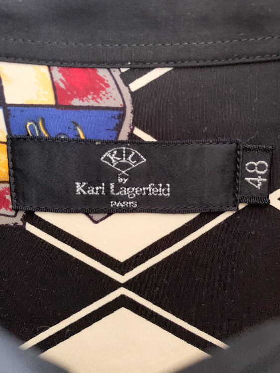 【 KARL LAGERFELD 】 Heraldic pattern Shirts