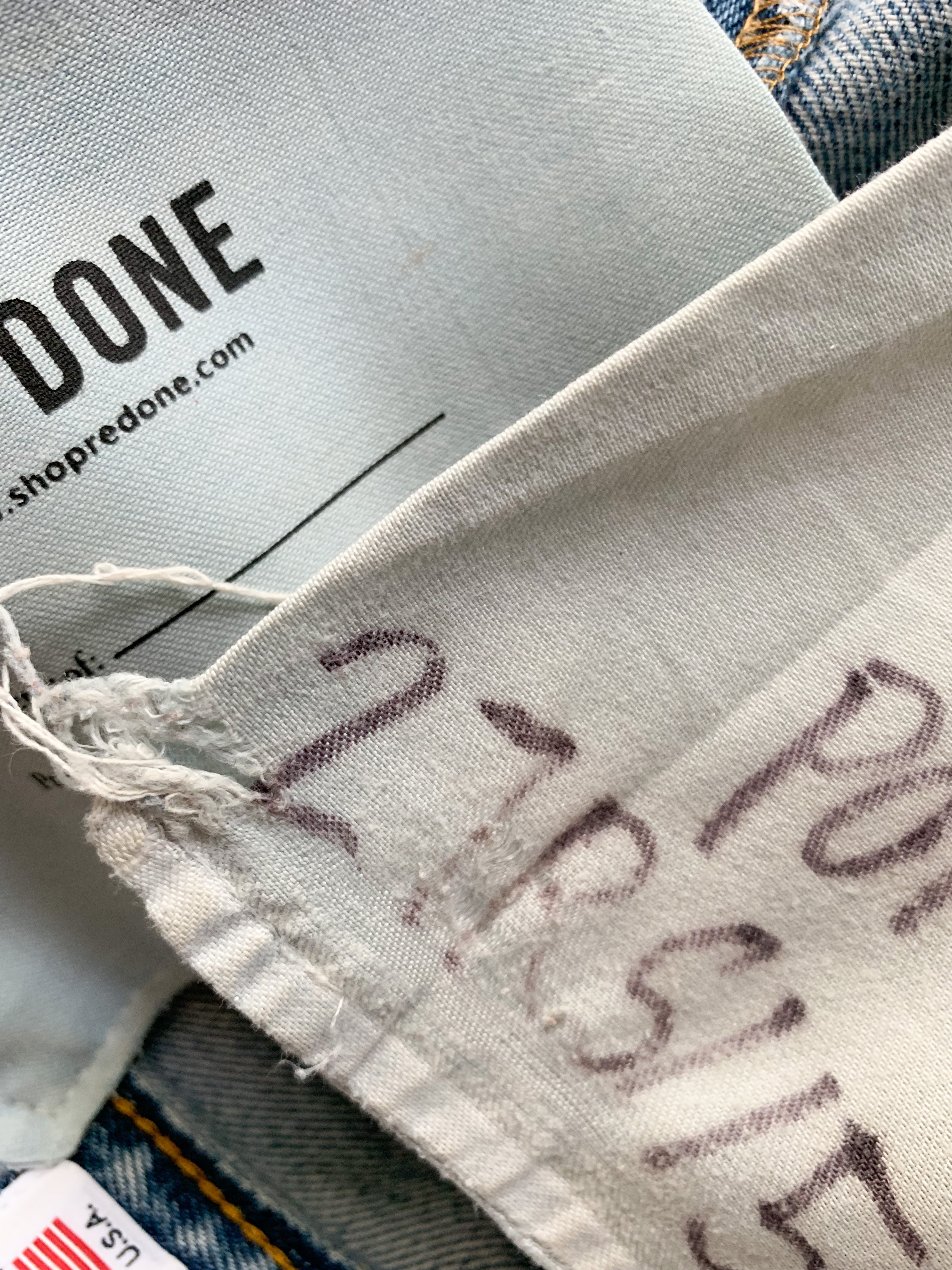 【 Re/done  】Remake Denim Pants