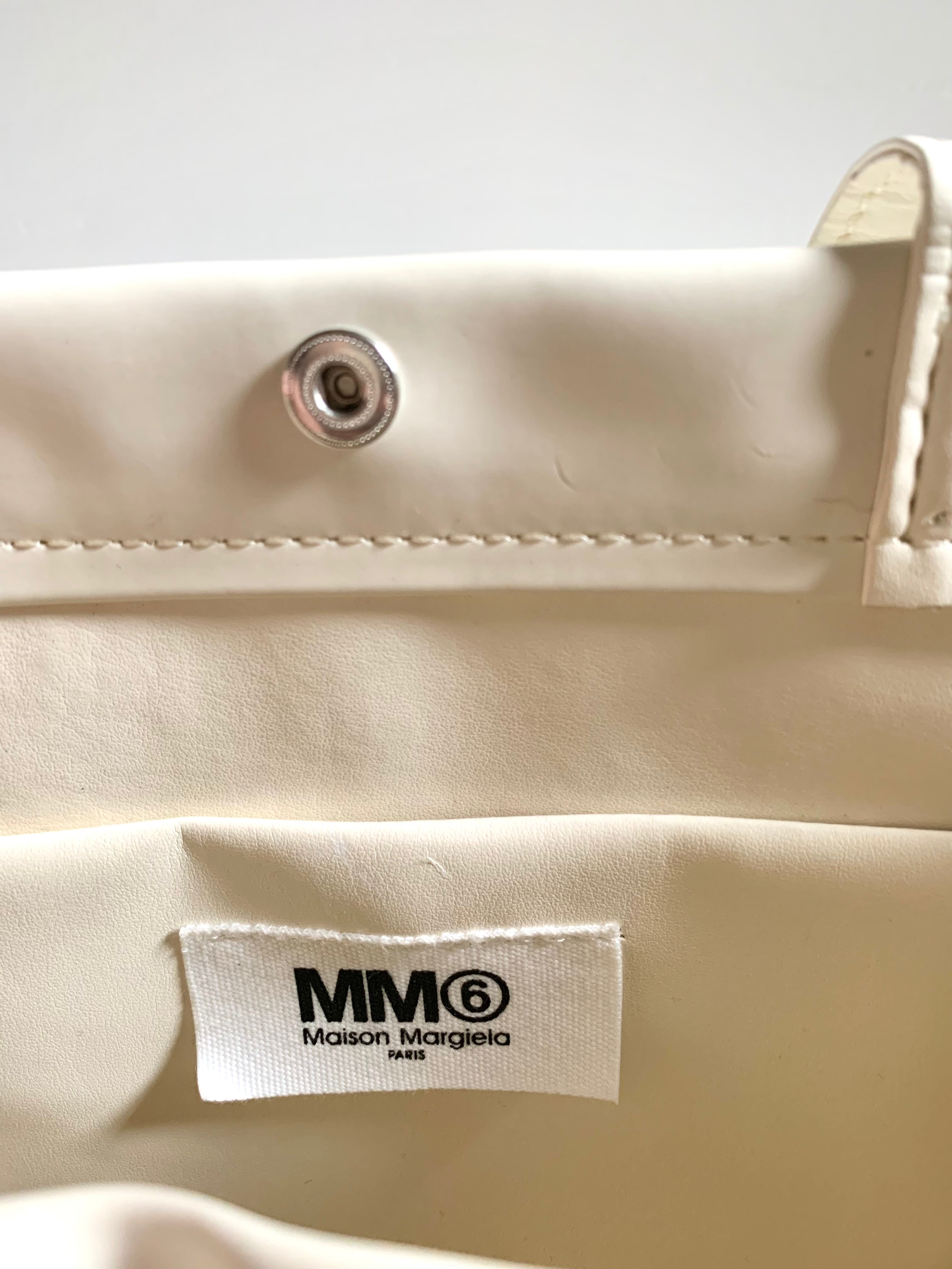 【 MM6 Maison Margiela 】Pvc Logo toto Bag