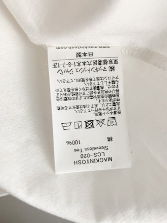 【 MACKINTOSH 】 Sleeveless T-shirts
