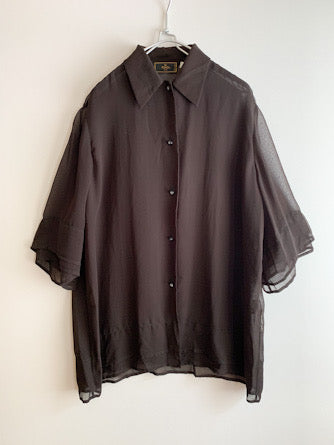 【 FENDI 】 See-through Short Sleeve Shirts