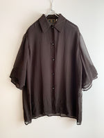画像をギャラリービューアに読み込む, 【 FENDI 】 See-through Short Sleeve Shirts
