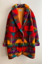 画像をギャラリービューアに読み込む, 【 VINTAGE 】  MULCH  COLOUR FAKE FUR COAT
