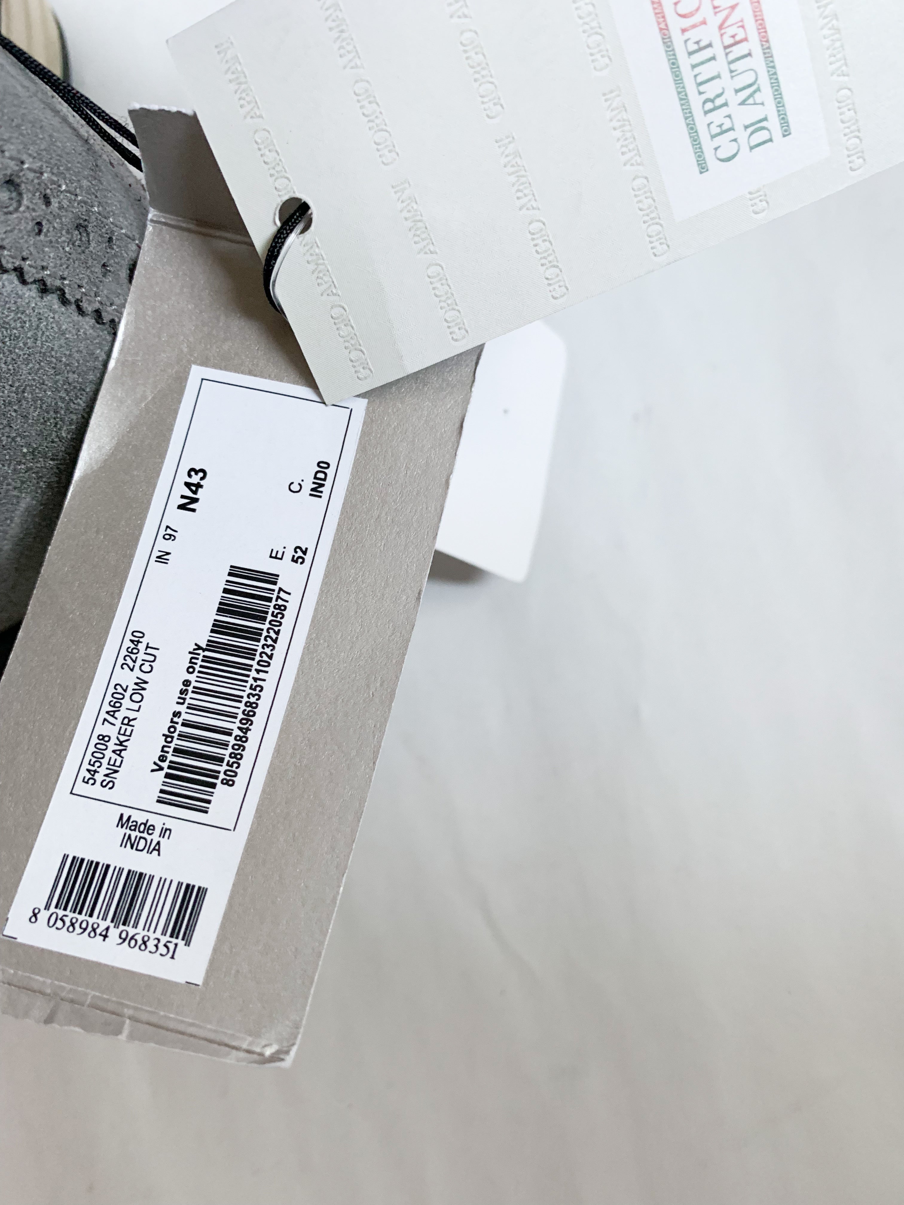 【ARMANI COLLEZIONI 】 LEATHER SHOES