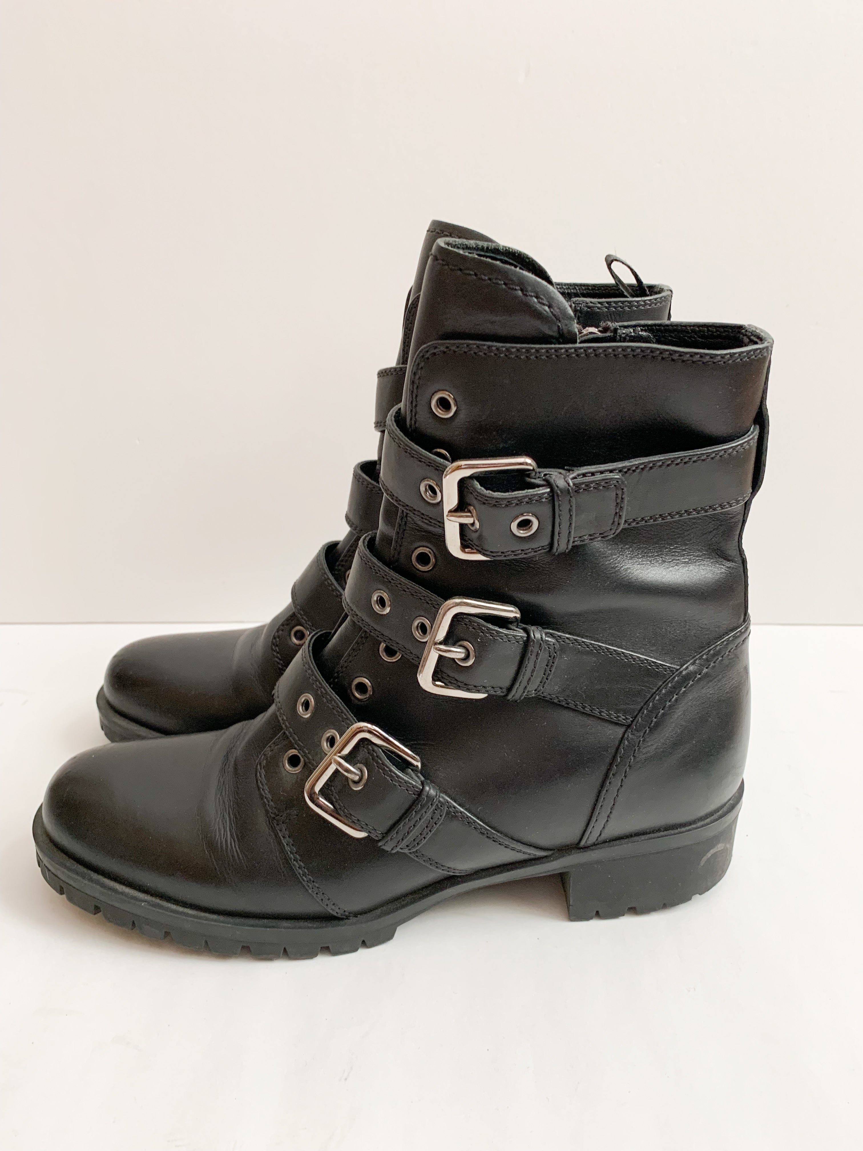 【 PRADA 】BELT BOOTS